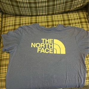 Blue North face tshirt